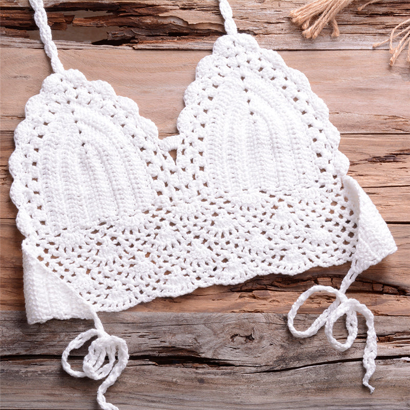 Crochet Bikini Top - Sold In Multiple Colors