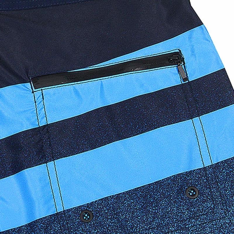 Men’s Blue Striped Boardshorts