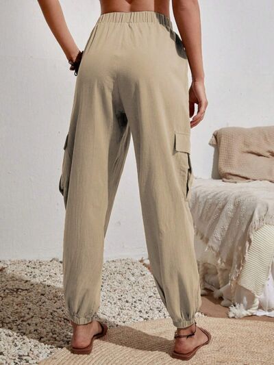 Women's Jogger Pants With Pockets | Cargo Pant | Beach Groove Swimwear