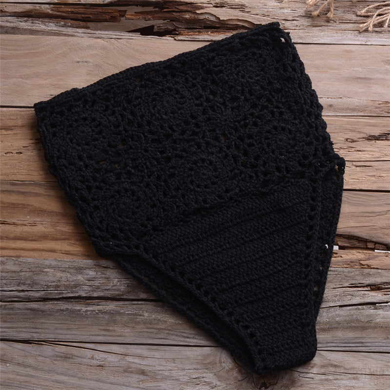 Crochet High Waist Bikini Bottoms ( Sold in Multiple Colors)