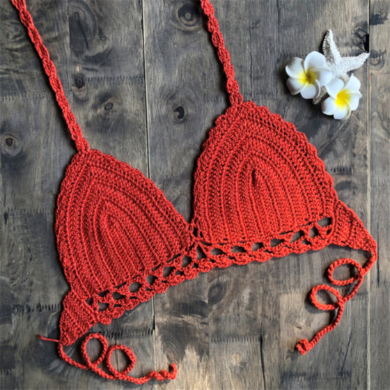 Crochet Bikini Top - Sold In Multiple Colors