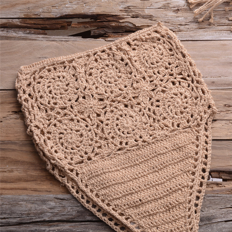 Crochet High Waist Bikini Bottoms ( Sold in Multiple Colors)