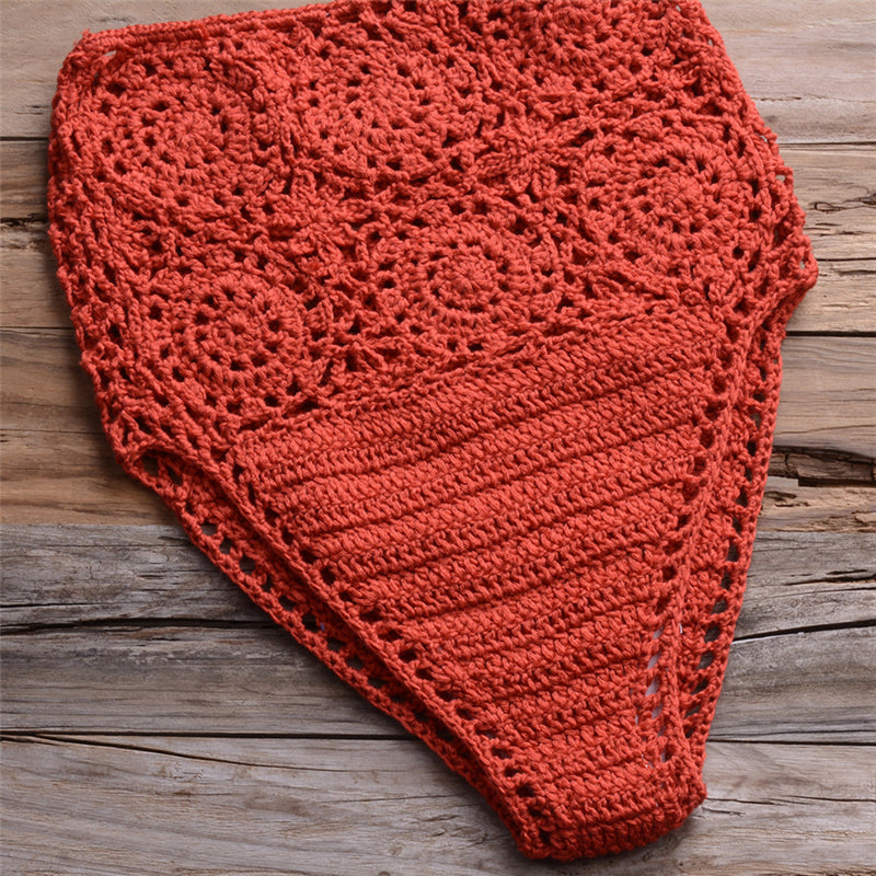 Crochet High Waist Bikini Bottoms ( Sold in Multiple Colors)