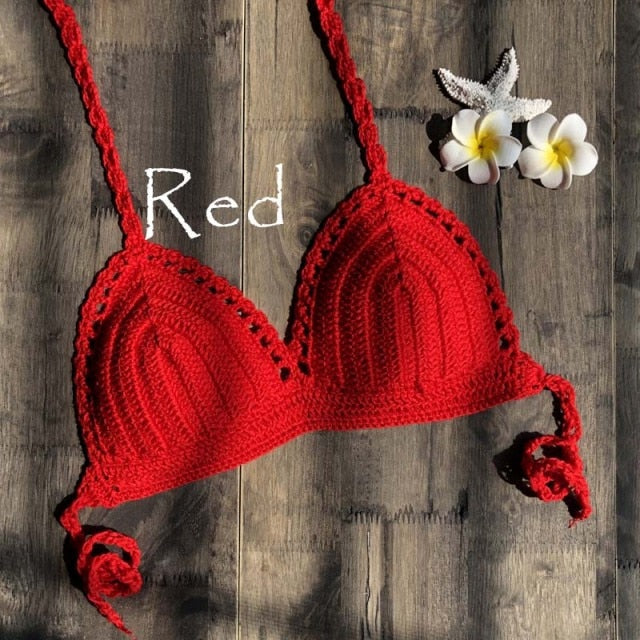 Crochet Bikini Top - Sold In Multiple Colors
