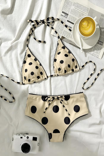 Cheeky Polka Dot Bikini Set