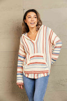 Women's Sweater Hoodie |Kangaroo Pocket Sweater| Beach Groove Swimwear